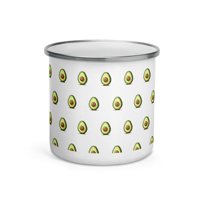 Taza esmaltada - Aguacates