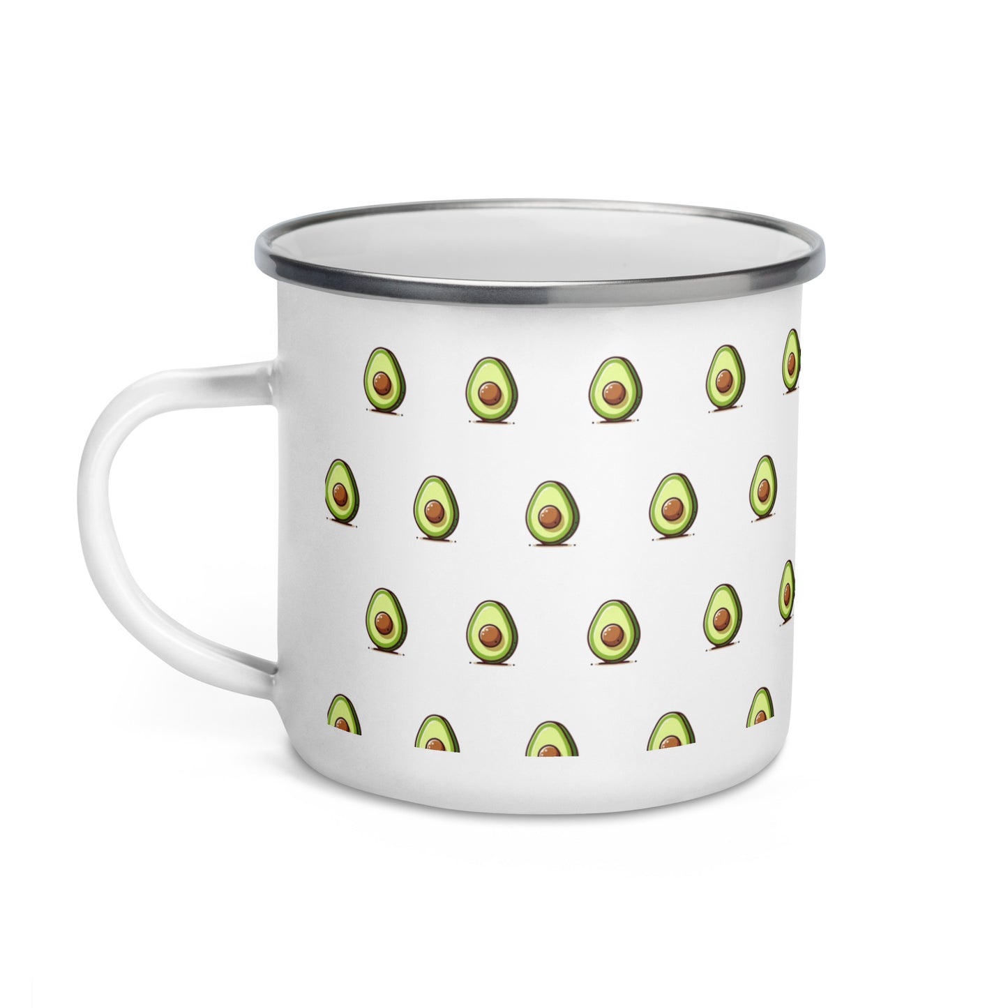 Taza esmaltada - Aguacates