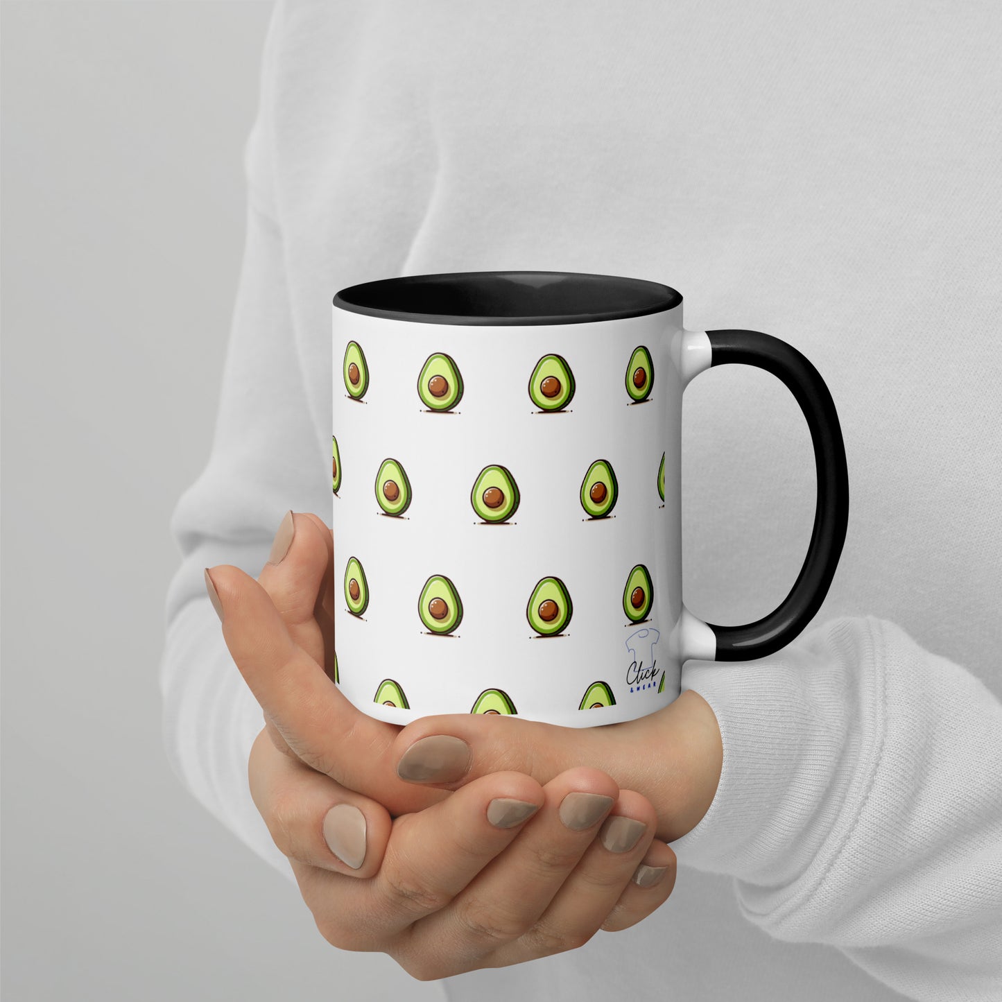 Taza color interior - Aguacates